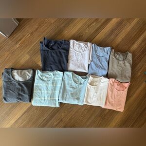 Pack of 9 BYLT drop cut shirts T-Shirt Collection